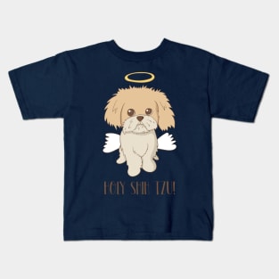 Holy Shih Tzu Kids T-Shirt